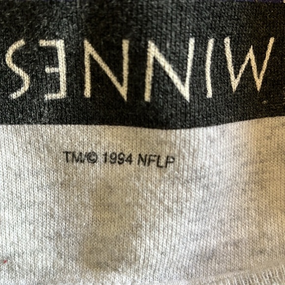 Minnesota Vikings 1994 Team NFL Magic Johnson Athletic Sweater Cut-Off NFLP - XL - Picture 6 of 9